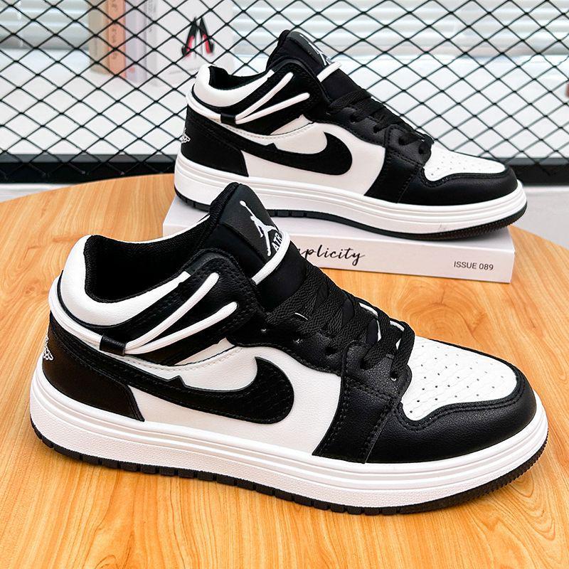 AJ Damen Air Force 1 High-Top Schwarz Weiß Panda Shadow Grey Sneaker