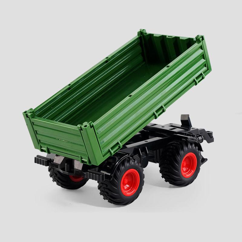 Dálkově ovládaný traktor RC Farmářský náklaďák Auto Přívěs 2.4G Farmářský simulátor Nákladní auto Miniaturní zemědělské vozidlo Hračky Model Děti Chlapec