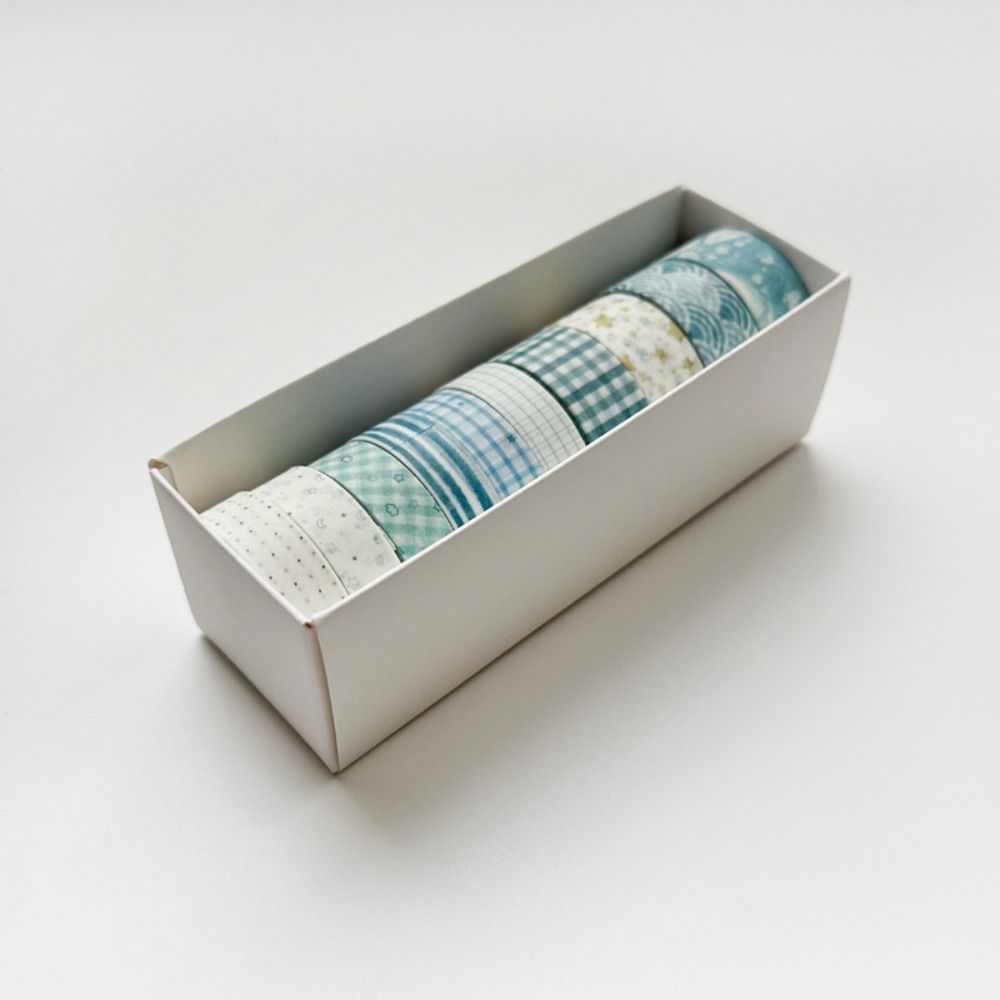 Multi-Pattern DIY Journals Tape Adhesive Deco Art Supplies Vintage Style Washi Tape Set