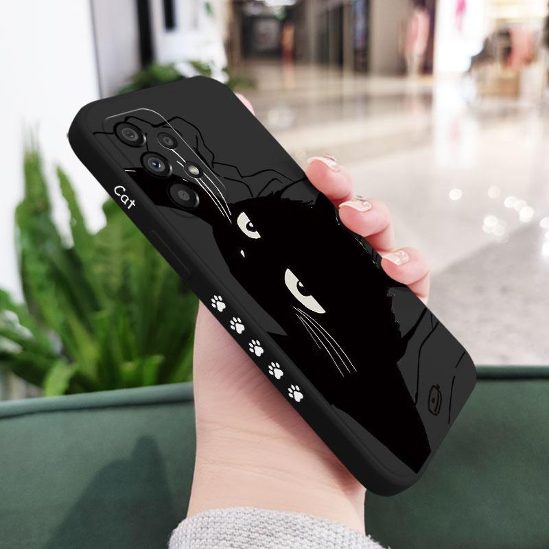 Aggrieved Cat Phone Case For Samsung A17 A56 A36 A26 A16 A06 A54 A34 A24 A14 A15 A25 A35 A55 A73 A53 A33 A23 A13 A72 A52 A32 A22