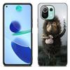Custodia per Telefono Riccio nella Nebbia Per Xiaomi Mi 11 Lite NE 11i 10T 11T Pro A2 A3 Lite POCO F3 M3 M4 C31 X3 Pro NFC GT Cover Nera