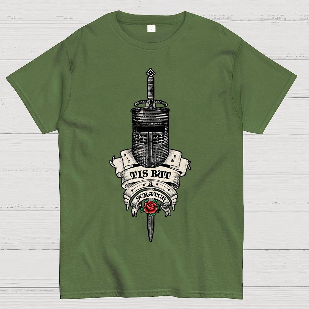 Tis but a scratch Cotton Summer Casual Cool Loose T-Shirt