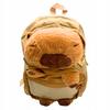 Capybara School Backpack 3D Mascot Lightweight Roomy School Travel Bag