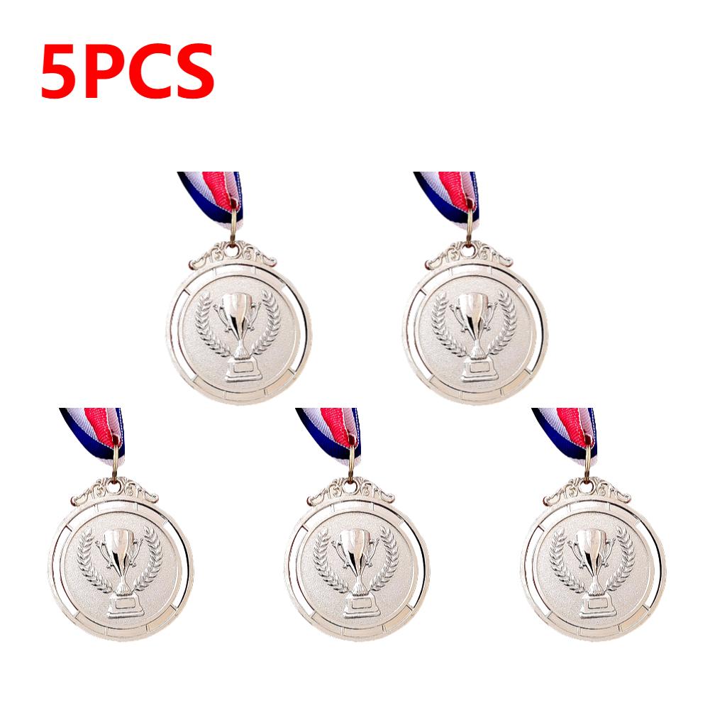 5/10PCS Gold Silver Bronze Award Medal Winner Reward Toys Sport Football Competition Prizes Award Medal For Souvenir Gift