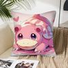 MINISO Pokemon Slowpoke Cute Pillow Case Fashion Square Pillowcase Bedroom Sofa Room Ins Decoration Leisure Cushion Cover