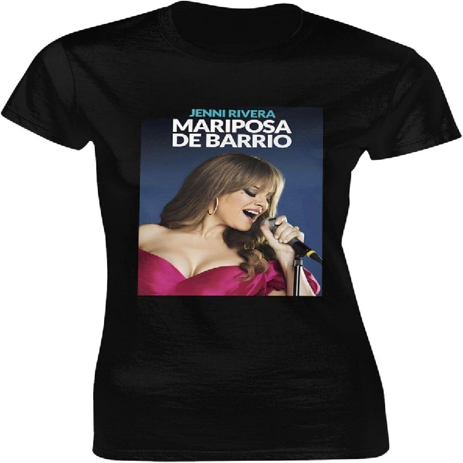 

Дженни Мьюзик и Ривера Женская футболка Повседневная футболка с круглым вырезом Мягкий принт Топы с коротким рукавом Черный XXXXXL чёрный