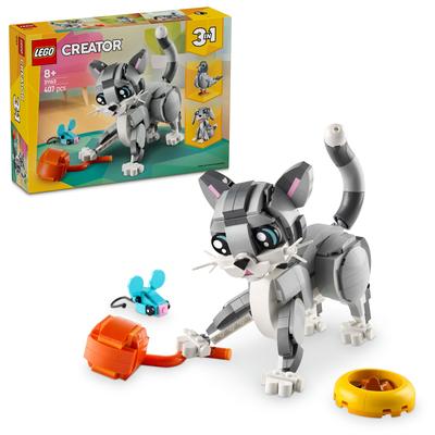 LEGO Schöpfer Katze Spielzeug Geburtstag Geschenk Block Mädchen Jungen Kinder 8 Jahre alt 9 Jahre alt 10 Jahre alt Grundschüler Tiere Kreaturen