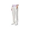 Li Ning Sports Lifestyle Solid Color Tapered Knit Joggers Women Joggers White AYKS344-2