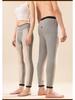 Men's and Women's Fleece-Lined Wool Pants with Double Knee Protection