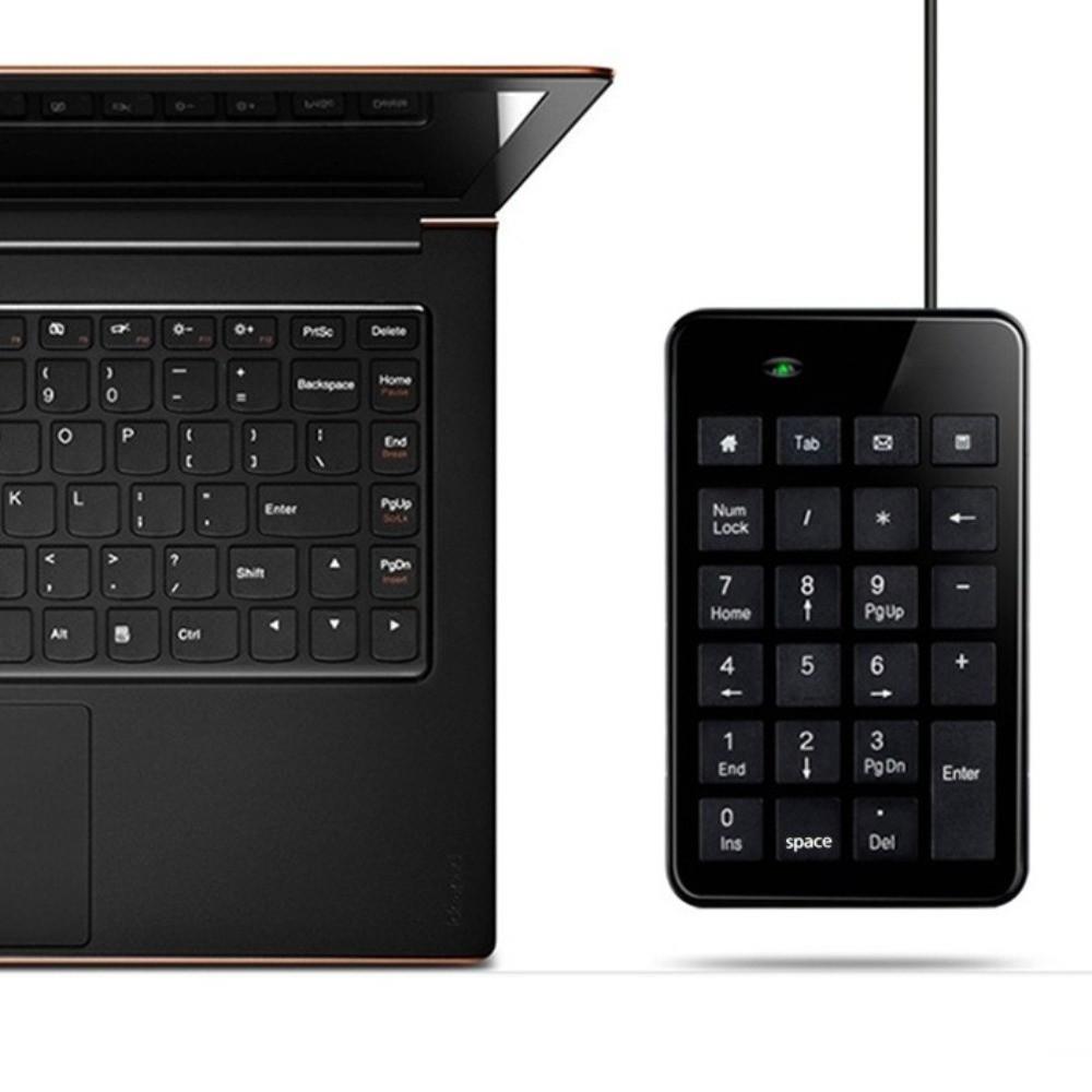 Multifunctional USB Numeric Keypad 23 Keys Number Pad Keyboard  For Laptop PC Desktop