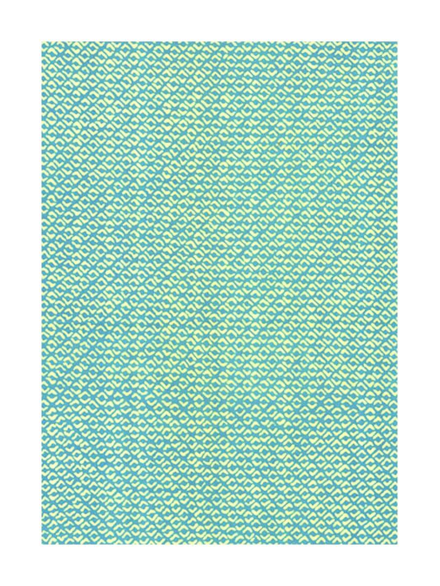 

Tenugui made in pique Niwa-zome (hand towel) - Chu-sen dyeing, 100% cotton, Japan, синий