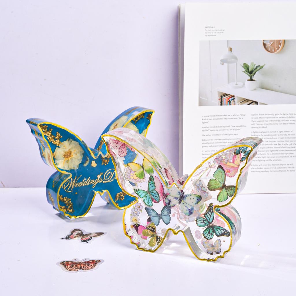 Creative 20cm Butterfly Resin Crafting Moulds Suitable for Hand-Making Bookends Table Decorations and Art Project