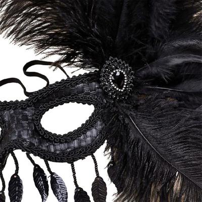 Rhinestones Half Face Mask Masquerades Mask, Mardi Gras Decorations Venetians Mask Womens Halloween Mardi Gras Costume