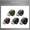 [Buzz Selection] Canvas Belt, Casual Fashion, Simple Design, Adjustable, Stylish, Men's LBU065 (Coffee)
