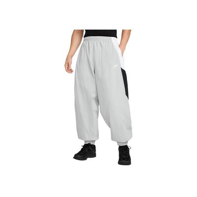Loose Fit Cuffed Logo Retro Patchwork Knitted Sports Pants Men Bottoms Light-Gray HQ6115-077