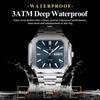 Fashion Men's Watch Waterproof Night Light Calendar Quartz Men's Watch Stainless Steel Luxury Business Men Watch