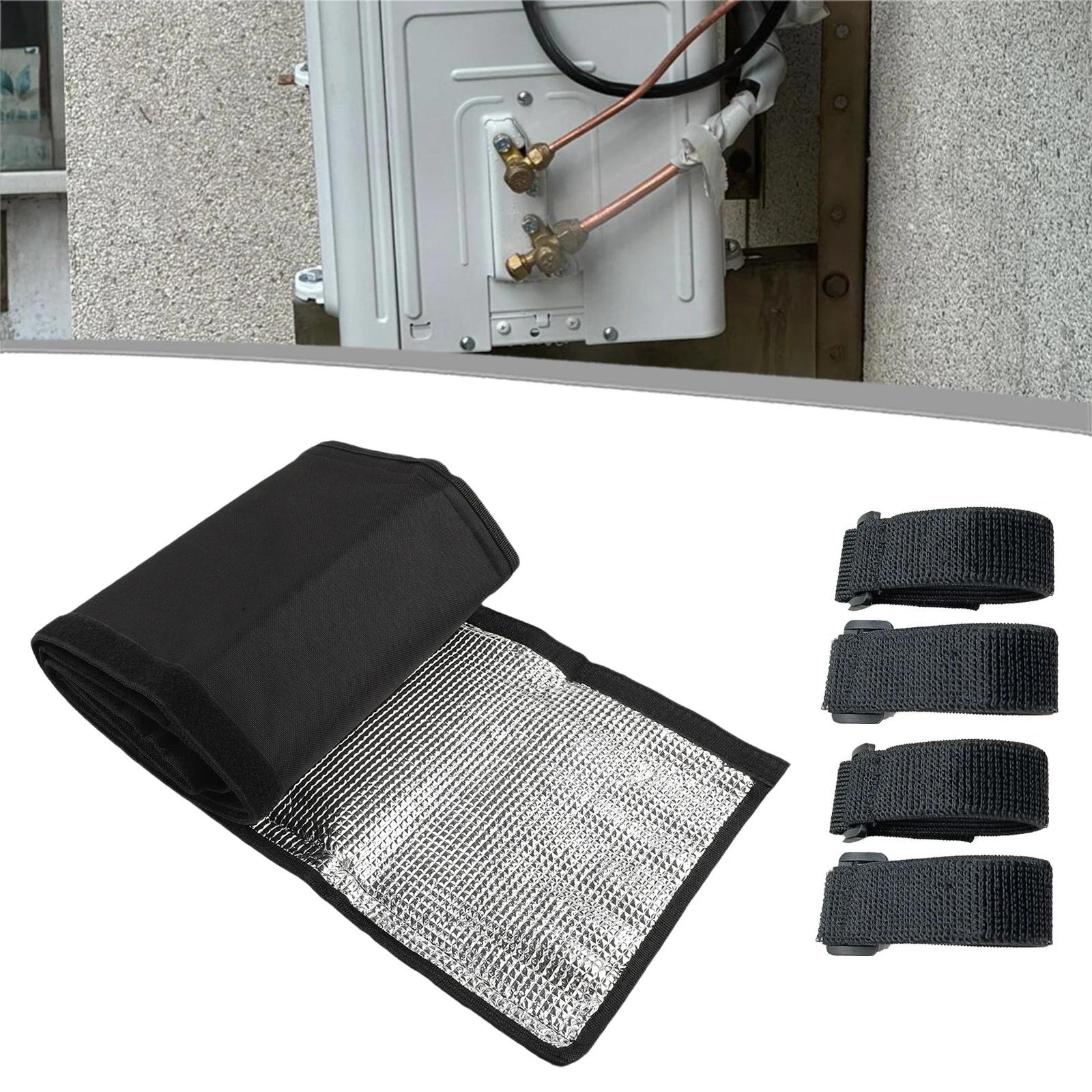

HVAC Copper Pipe Insulation Cover Exhaust Hose Wrap Weatherproof 72x10.2In Insulation Sleeve Wrap Air Conditioner Hose Accessory