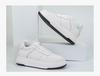 Men's 6cm Height-Increasing Breathable White Leather Sneakers
