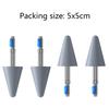 2/4 Stück Bildschirm-Stylus-Stift Austauschbare Spitzen Weiche/Harte Austauschbare Stiftspitzen Anti-Reibung für Huawei M-Pencil Honor Magic Pencil