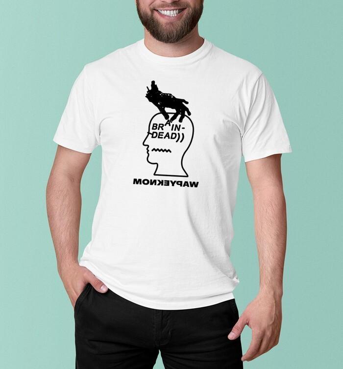Brain Dead x Monkeypaw Logo 2024 Shirt-Unisex T-Shirt Unisex T-Shirt S