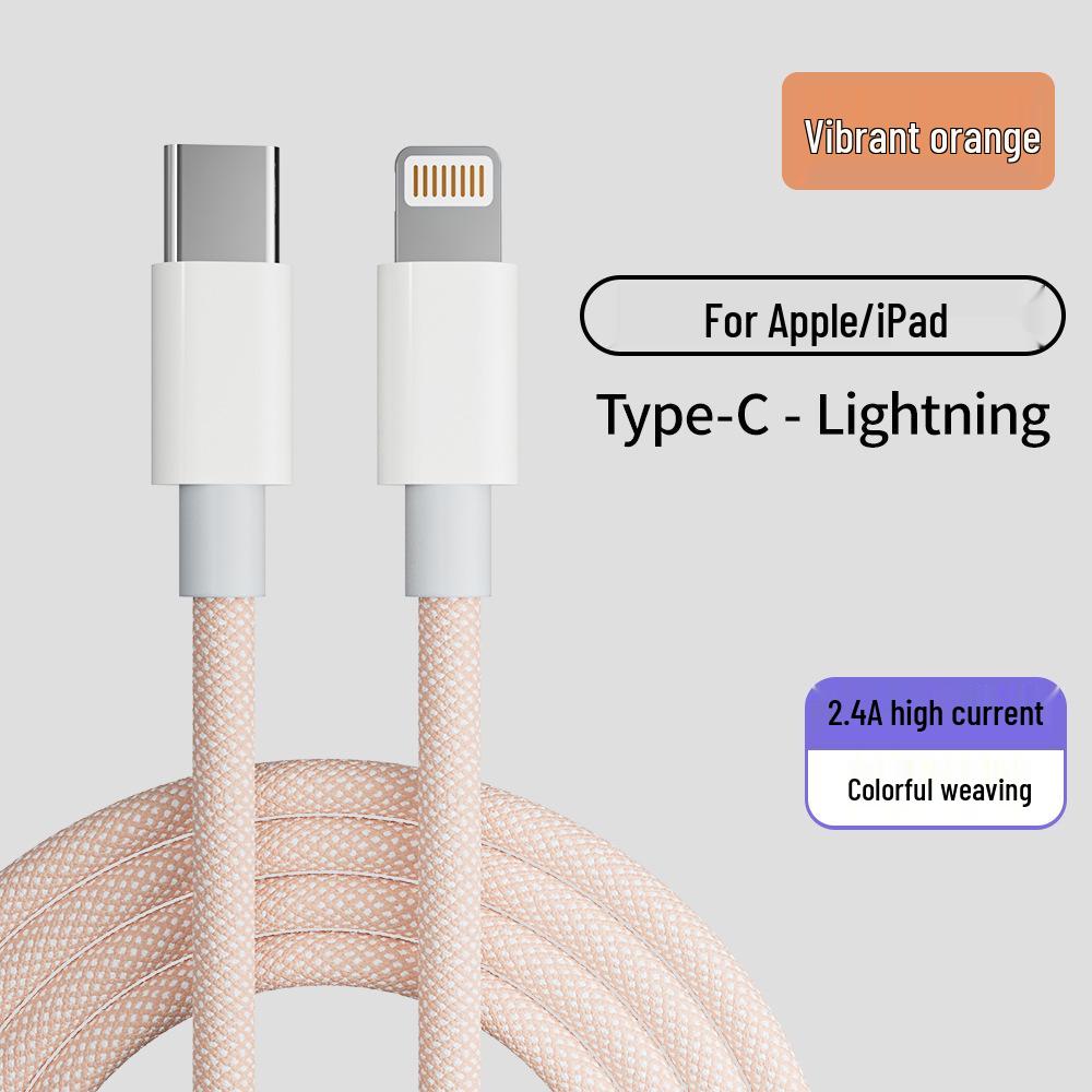 Braided PD20W Super Fast Charging Cable for Apple 14 Pro Max & Phone 13