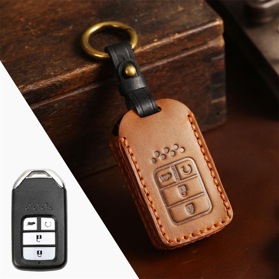 Car Key Case Key Shell Set for Honda CR-V ACCORD ODYSSEY CIVIC Ect All-inclusive Protection Keychain Accessories Holder Shell