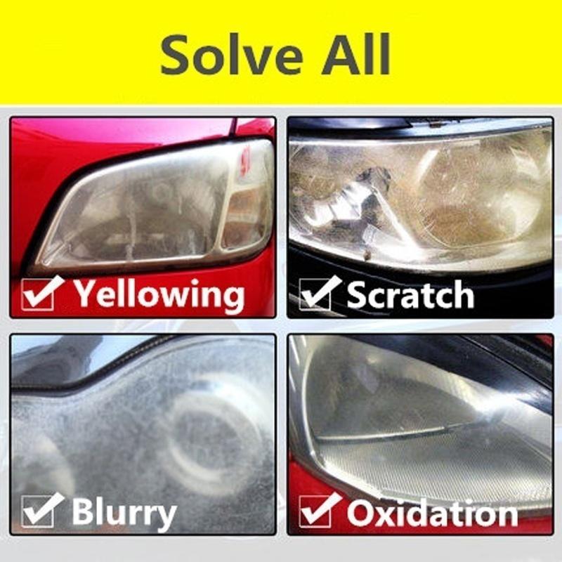 Cheap 3Pcs/Set Headlight Lens Restoration Cleaner Auto Lens Repair Car
