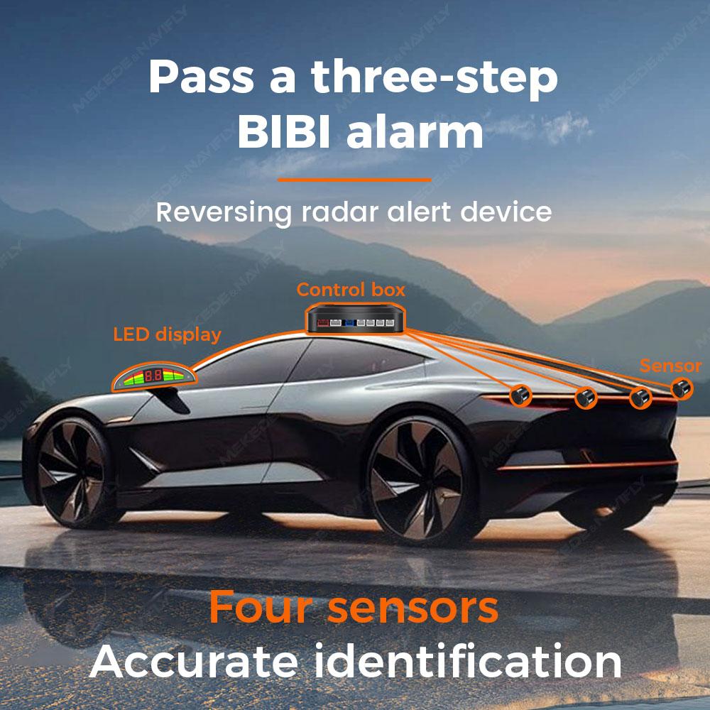 Car Electronics Accessories For Parking Sensors Kit LED Digital Display Waterproof Backlight Reversing Backup Radar Voice Alarm
