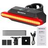 Bike Tail Light Rechargeable Intelligent LED Light for Night Riding with 6 Modes and IPX5