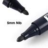 10pcs Permanent Markers,Oil-Based Ink, Large Nib,Waterproof,Quick-Drying For Logistics Express Delivery And Marking Purposes