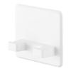 Jitsugyo Silicone Suction Cup Shaver Holder White W6 X D2.5 X H6cm Tower Floating Storage Razor Holder 10300