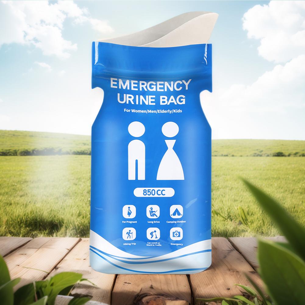 1-8Pcs Disposable Urine Bags for Outdoor Emergency Portable Urinate Bag Travel Mobile Toilet Camping Hiking Vomit Bags 700/850ML