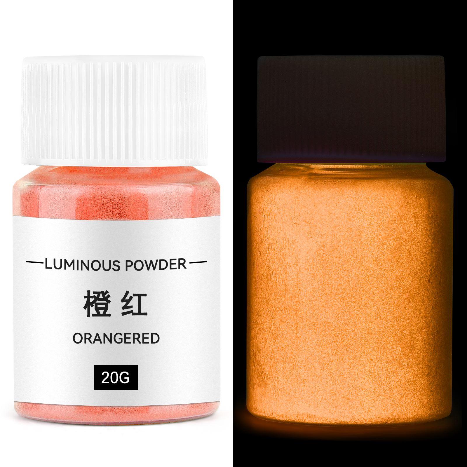 

20g Long Lasting Candle Luminous Powder Non-Toxic Luminous Fluorescent Pigments DIY Glitter Candle Nail Dye Making Material 20g