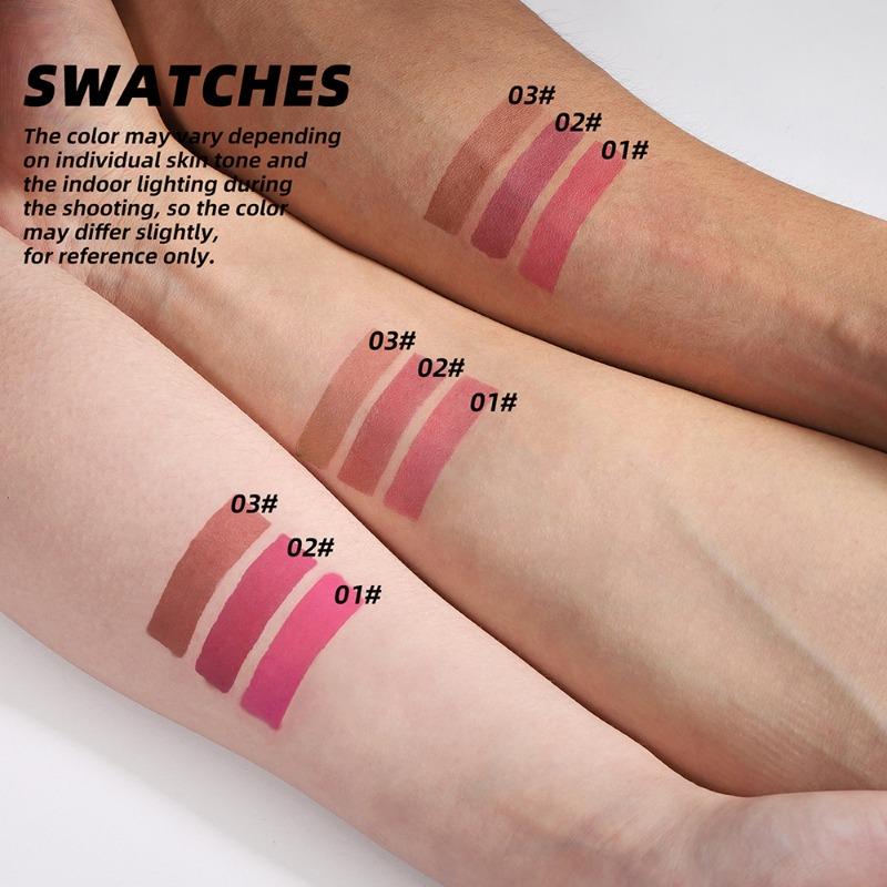 3-color Peel-off Lip Liner Matte, Non-smudge Peel-off Lip Liner for A Flawless Look That Suits All Skin Types