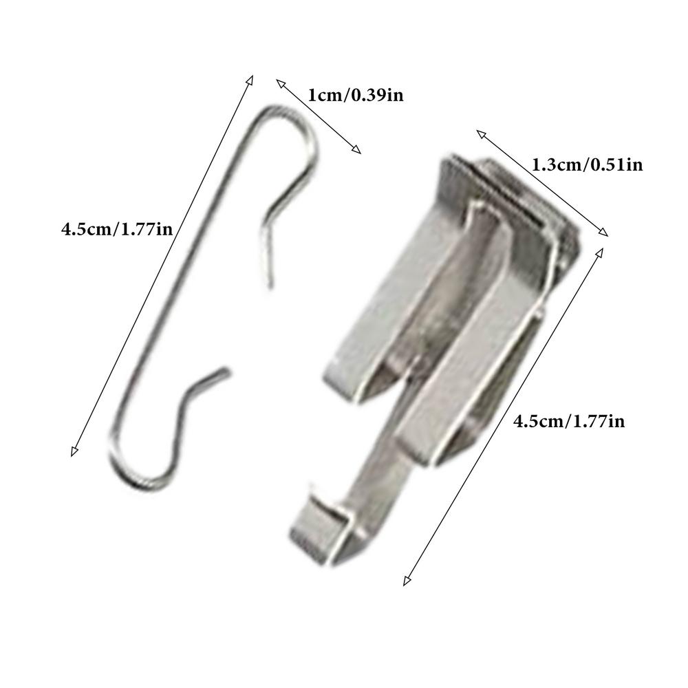 Christmas Light Clips For Outside 30X Metal Lights Gutter Hooks Lighting Hooks For Festival Decoration Outside Decoration For