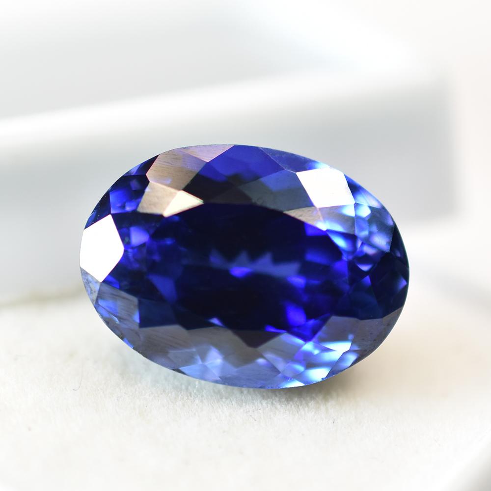 Excelent Natural BLUE Tanzanite Oval Shape 12.85 Ct Loose Gemstone