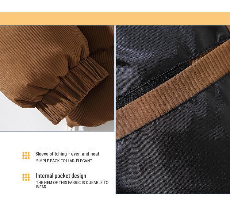 Men's Graphene Heated Cotton Coat – Windproof, Warm, Cold-Resistant Jacket for Autumn and Winter