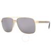 Versace Polarized Dark Grey Mirror Silver Navigator Men S SunglaSSeS Ve2174 1002z3 59