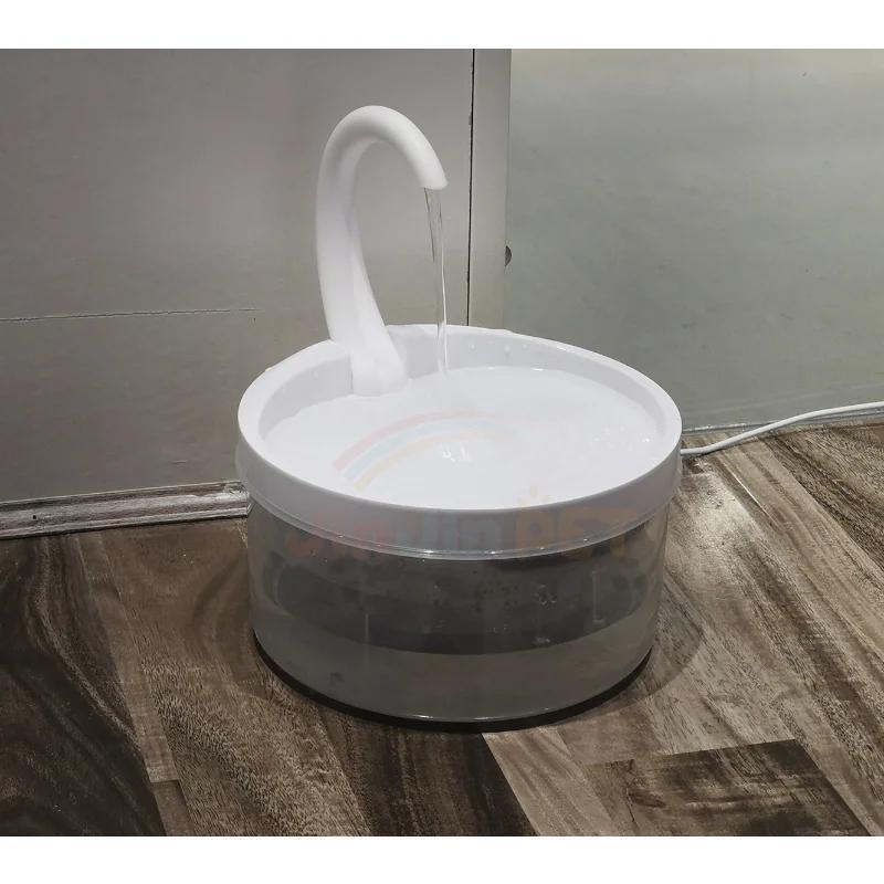 2L Cat Water Fountain LED Blue Light USB Powered Automatic Water Dispenser Cat Feeder Drink Filter For Cats Drinking Fountain