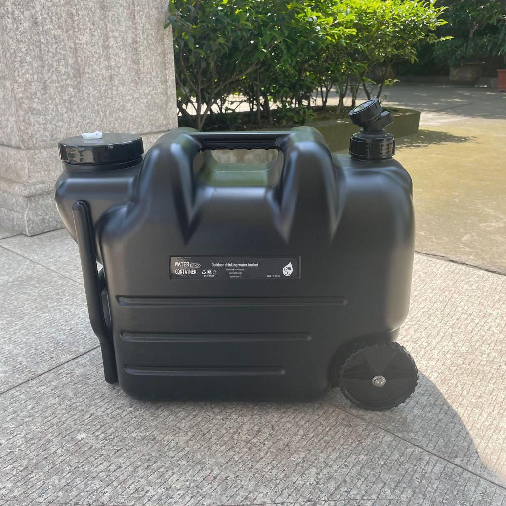 Draagbare Watertank op Wielen met Kraan voor Kamperen