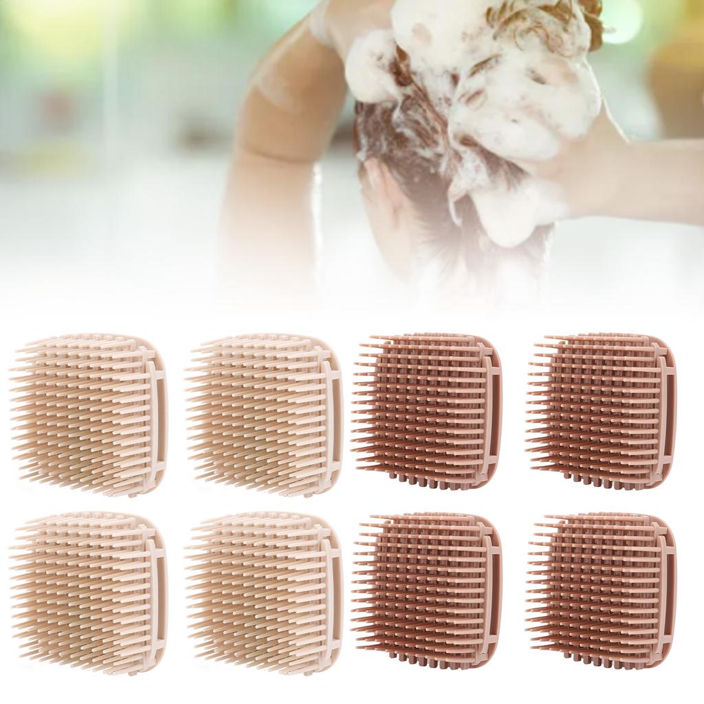 4PCS Hair Scalp Massager Promotes Circulation Dandruff Removal Deep Cleansing Ergonomic Design Shamp