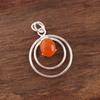 Carnelian Gemstone Jewelry, 925 Solid Sterling Silver Pendant, Handmade Dazzling Silver Pendant Jewelry For Thanksgiving Gift
