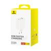 Chargeur mural GaN Cube Pro 65W 2x USBC USBA Blanc