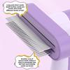 Rotatable Pet Hair Removal Comb Double Row Round Steel Pins Dog Hair Remover Massage Adjustable Cat Dematting Comb For Cats