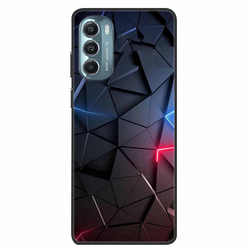 Fashion Lovely Cute Black TPU Silicone Phone Cover for Motorola Moto G Stylus 4G 5G 2022 Protect Soft Bumper Shells Coque Capa
