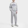 Fila Color Block Hooded Pullover American Style Sweatshirt Men Sweatshirt Flower-Gray F11M349201F-MG