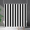 Shower Curtain Waterproof And Mildew-Proof Line Lattice Bathroom Striped Bathroom Curtain Shower Curtain Partition Curtain Free Of Punching