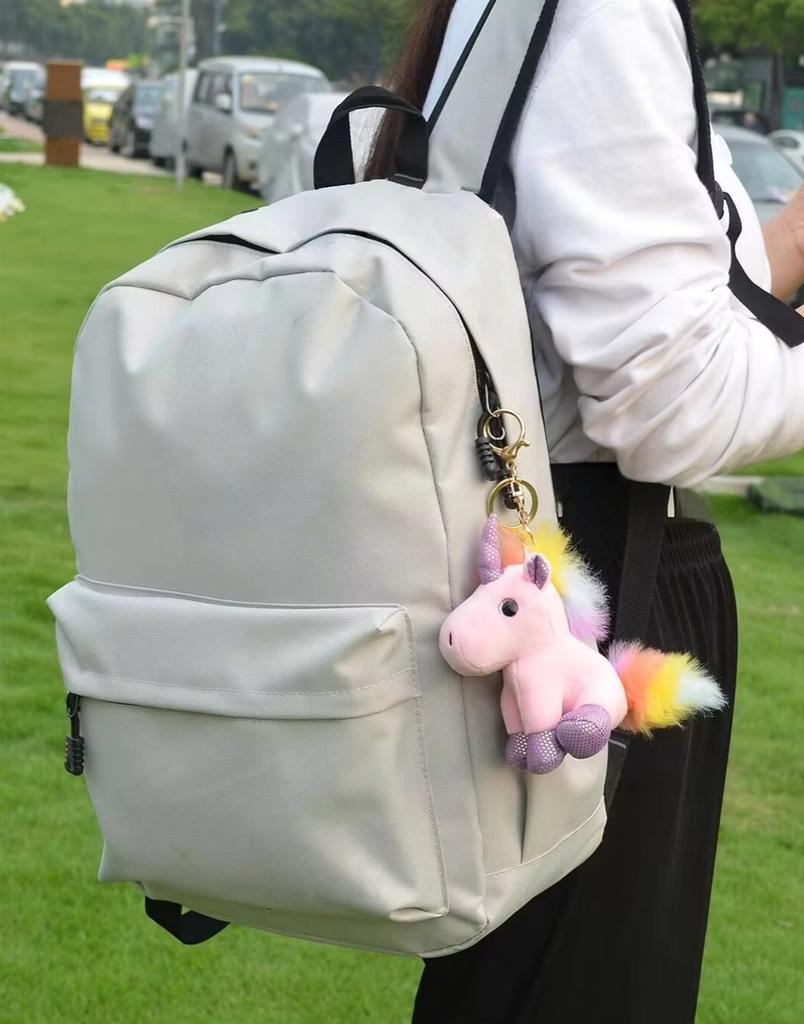 Kawaii Unicorn Plush Keychain Horse Plush Doll Bag Pendant 12CM