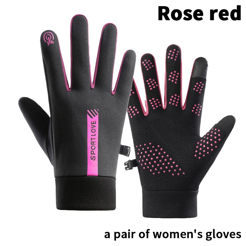 Rękawiczki zimowe męskie damskie rowerowe antypoślizgowe termiczne polarowe odporne na zimno wiatroodporne wodoodporne ciepłe outdoorowe do biegania narciarskie mitenki