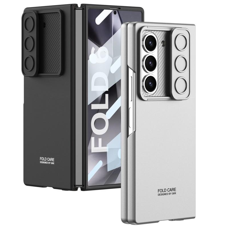 PC Hard Case Galaxy Z Fold6 Shockproof Cover With Slide Window Lens Protection